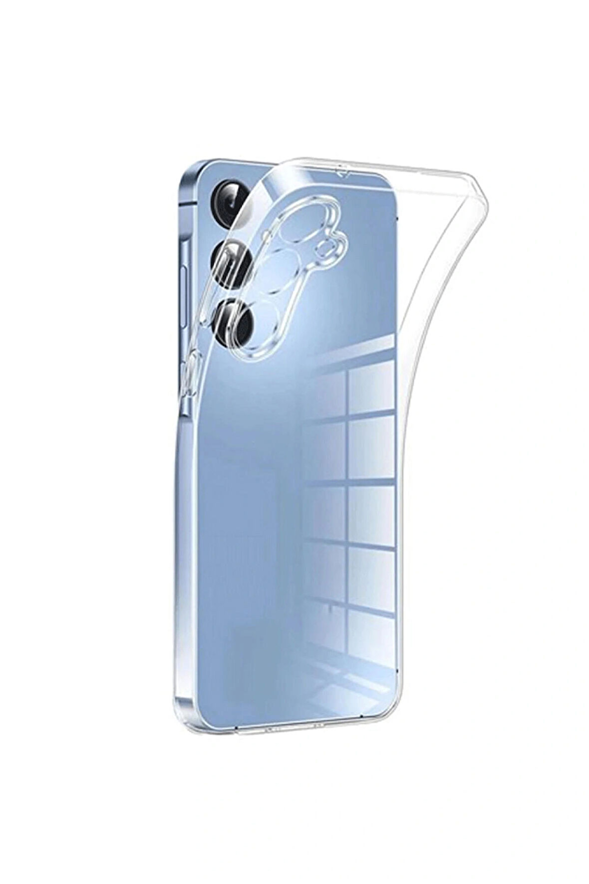 Newface Lüx Samsung Galaxy A26 Silikon Kılıf - Şeffaf
