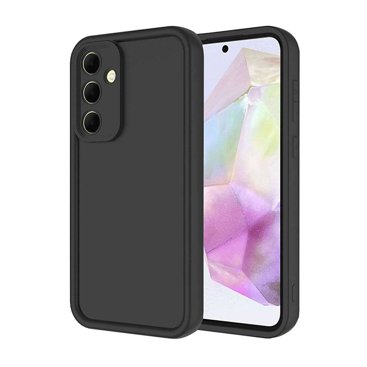 Newface Viera Samsung Galaxy A36 Silikon Kılıf - Siyah