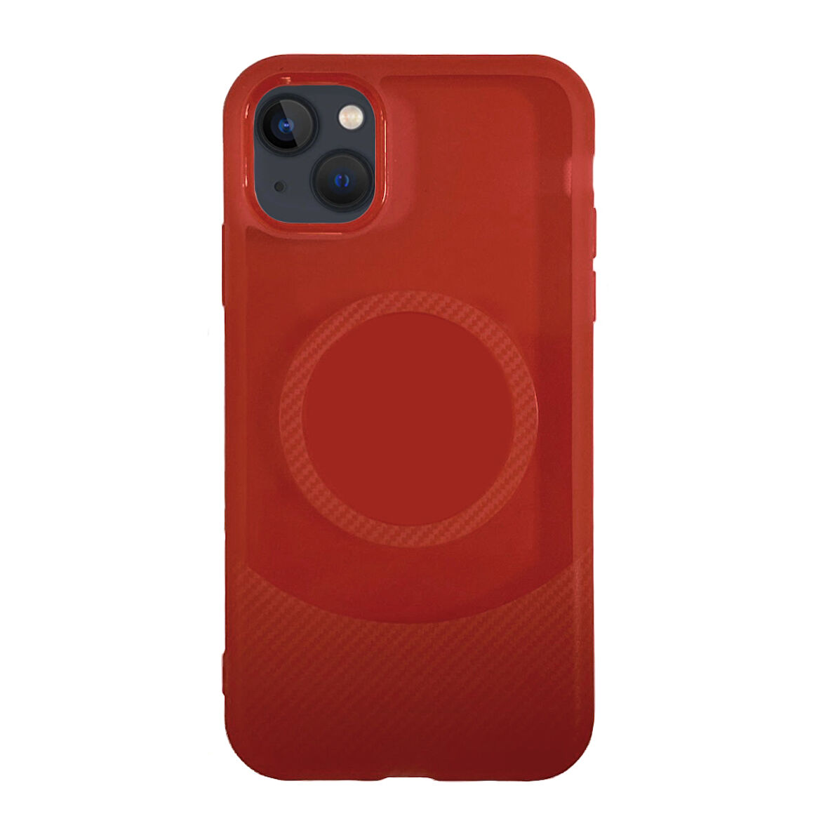 iPhone 13 / iPhone 14 Kılıf Maya Karbon Seri Silikon Kapak