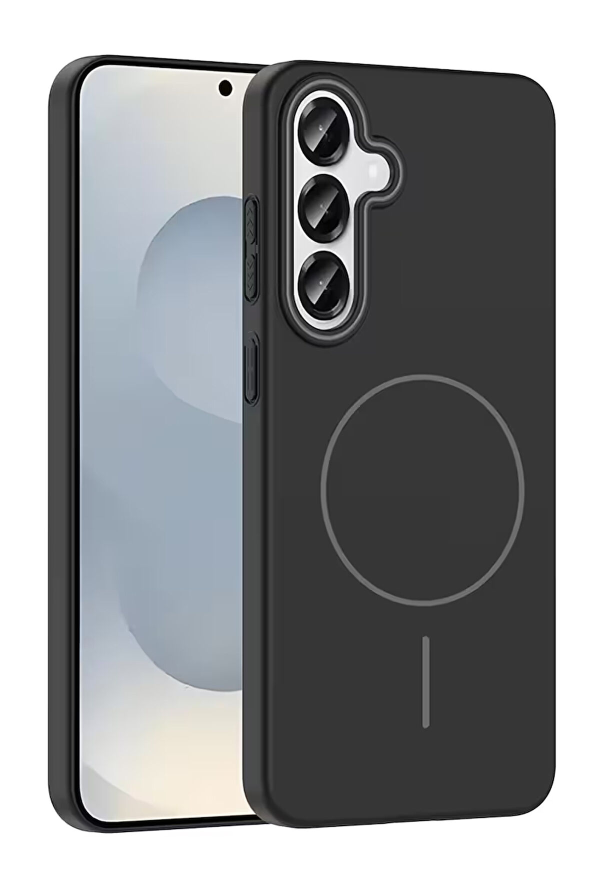 Joko Broş Samsung Galaxy S24 FE MagSafe Kılıf - Siyah