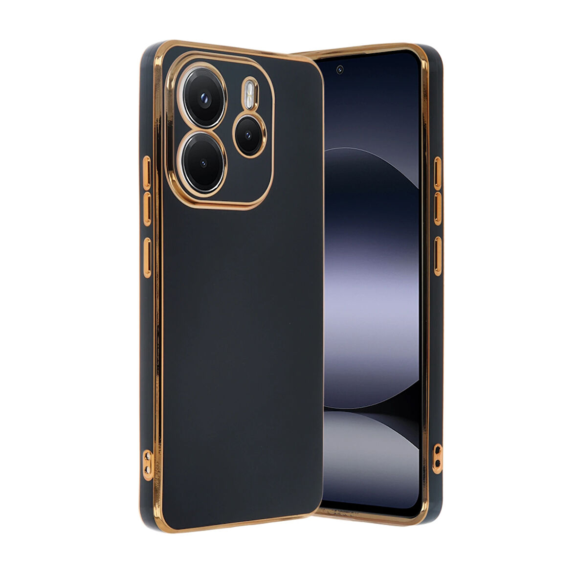 Newface Volet Xiaomi Redmi Note 14 4G Silikon Kılıf - Siyah