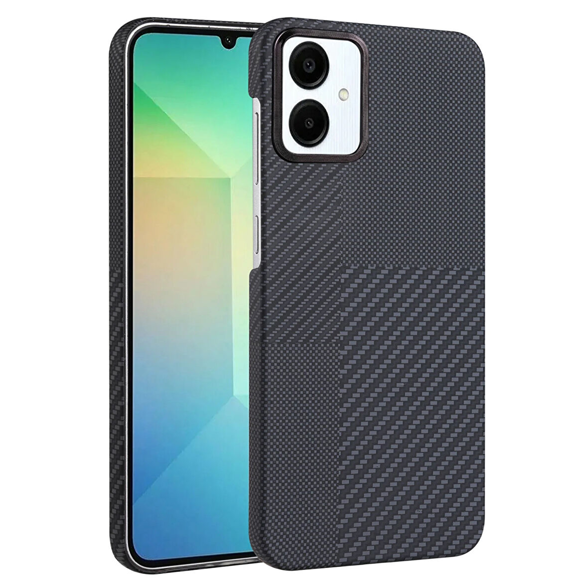 Samsung Galaxy A06 Kılıf Vega Magsafe Karbon Desen Kapak