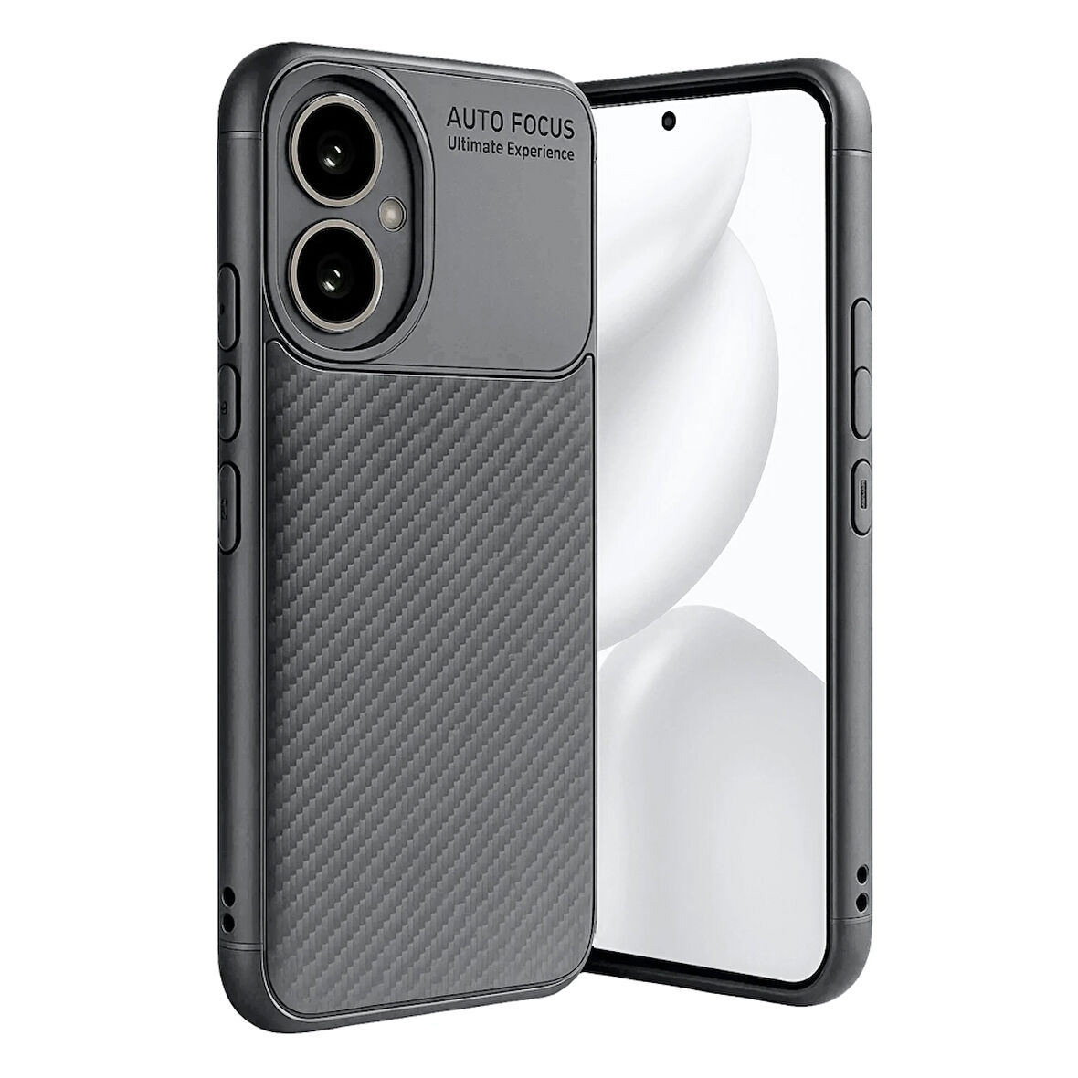 Newface Auto Focus Honor 400 Karbon Kılıf - Gri