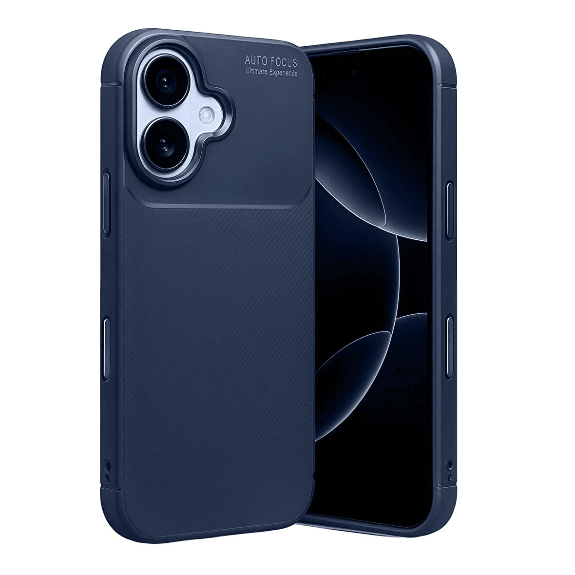 iPhone 17 Kılıf Focus Carbon Silikon Kapak