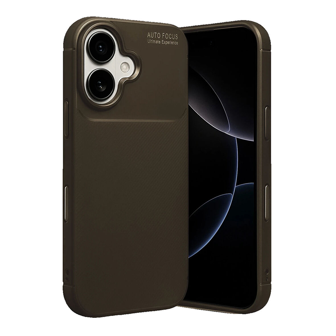 iPhone 17 Kılıf Focus Carbon Silikon Kapak