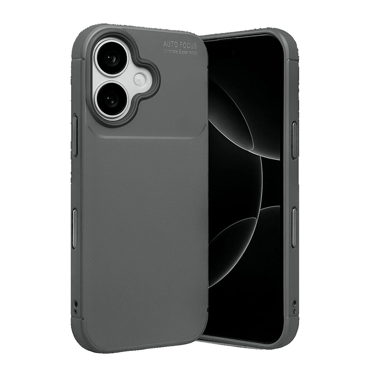 iPhone 17 Kılıf Focus Carbon Silikon Kapak