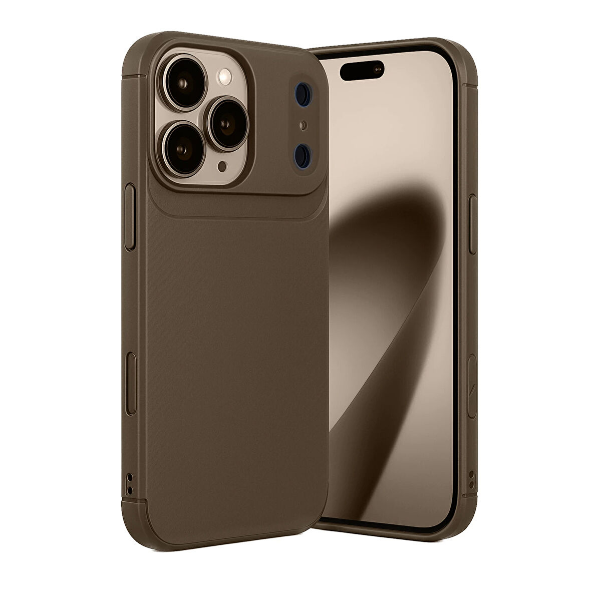 iPhone 17 Pro Kılıf Focus Carbon Silikon Kapak