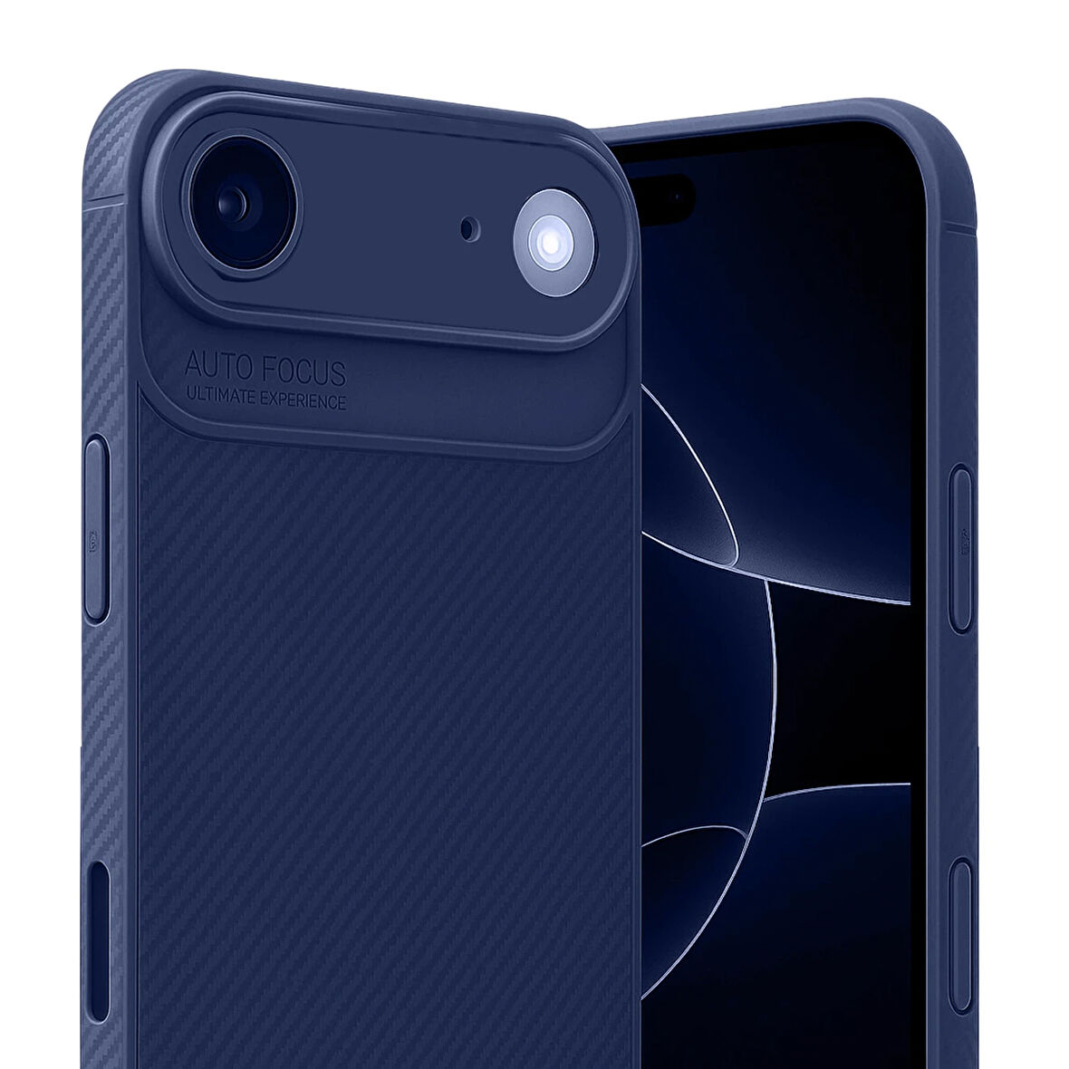 iPhone 17 Air Kılıf Focus Carbon Silikon Kapak