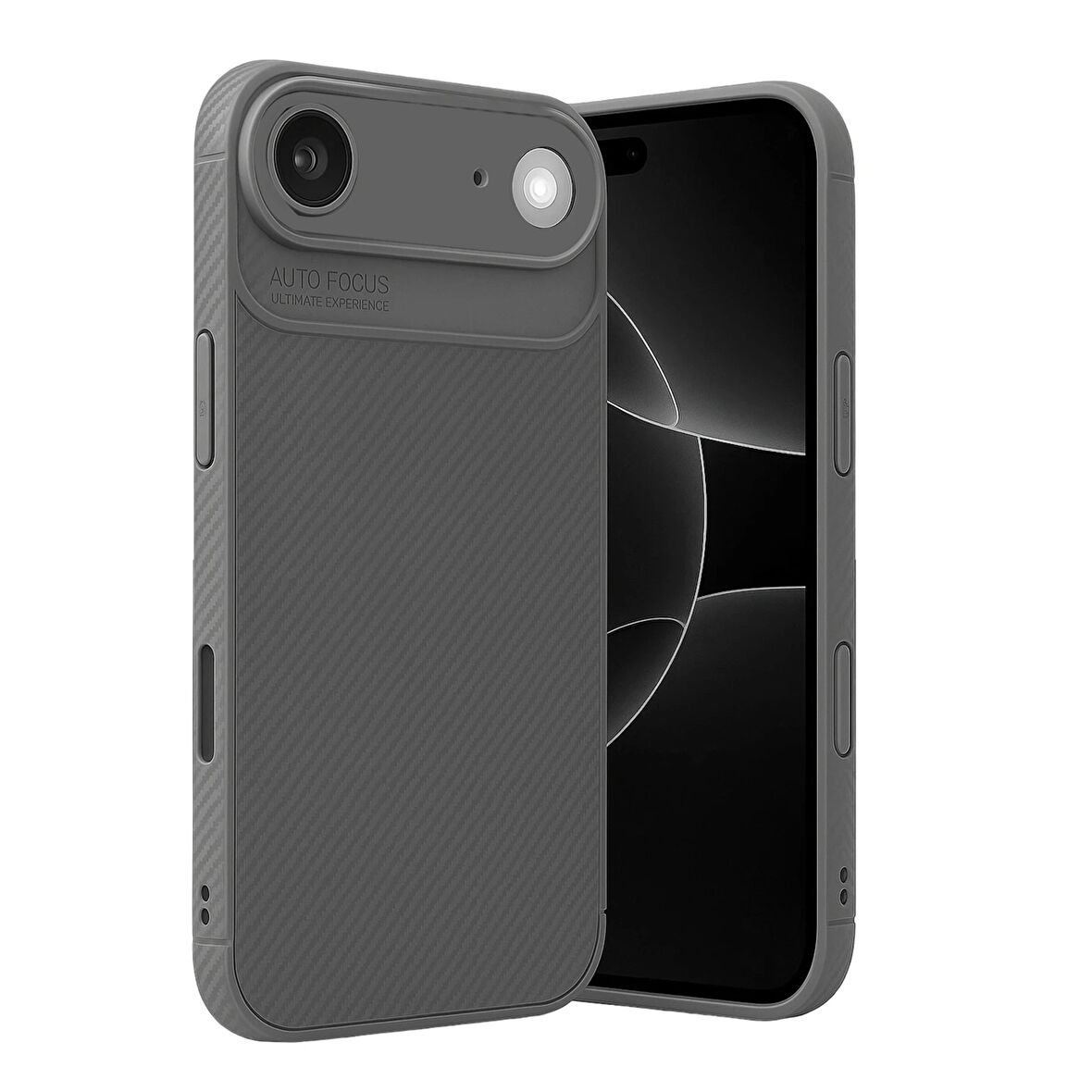 iPhone 17 Air Kılıf Focus Carbon Silikon Kapak