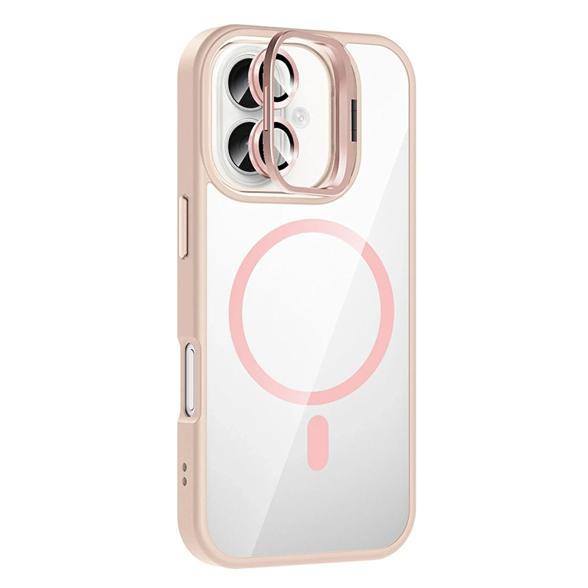 iPhone 17 Kılıf Remim Magsafe Lensli Kamera Standlı Kapak