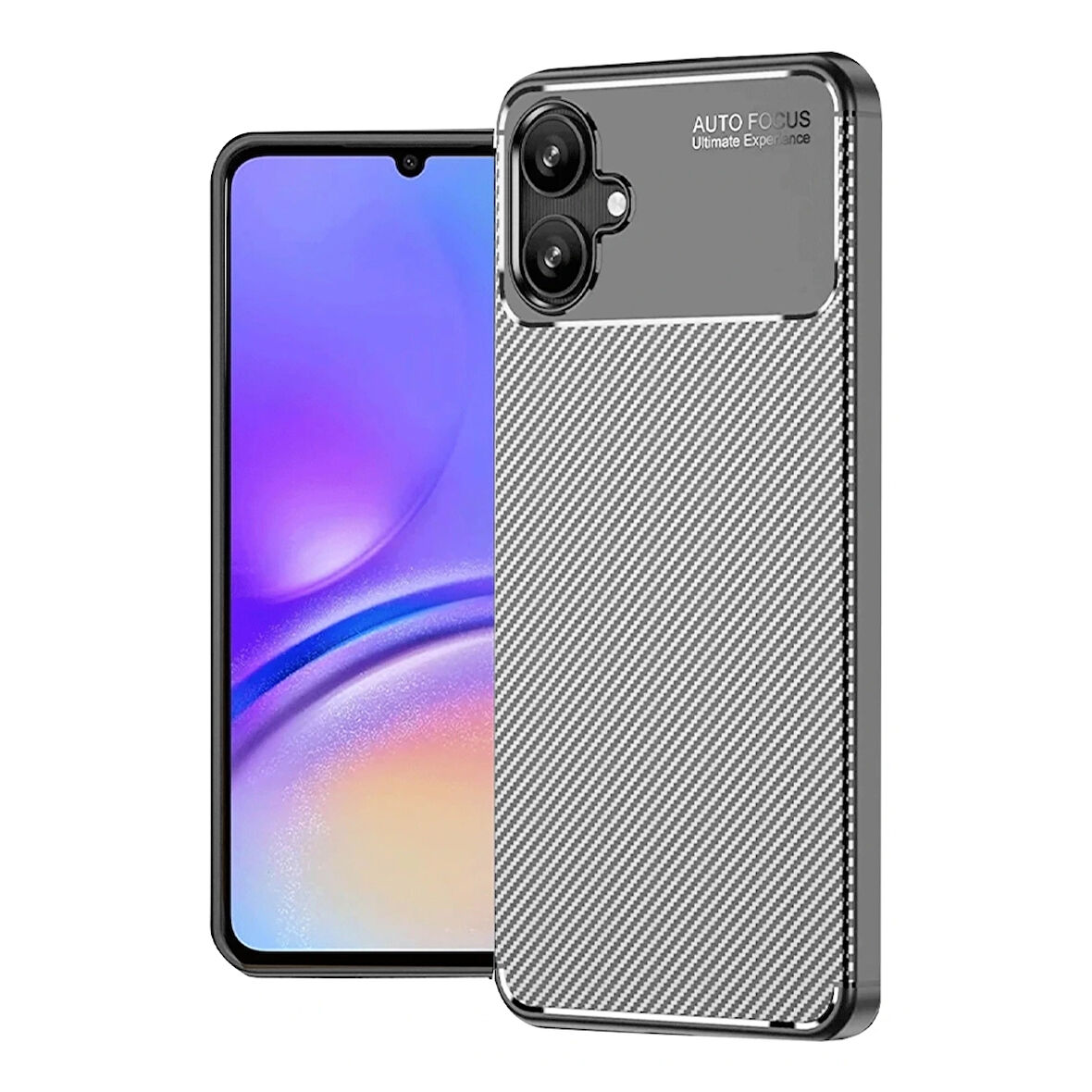 Newface Auto Focus Samsung Galaxy A06 Karbon Kılıf - Gri