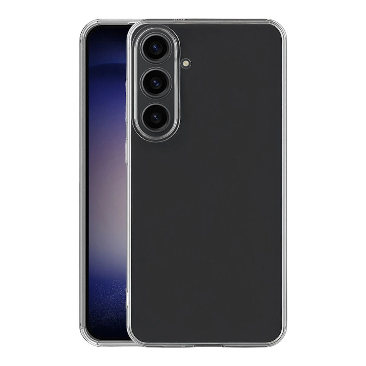 Newface Lüx Samsung Galaxy S25 FE Silikon Kılıf – Şeffaf