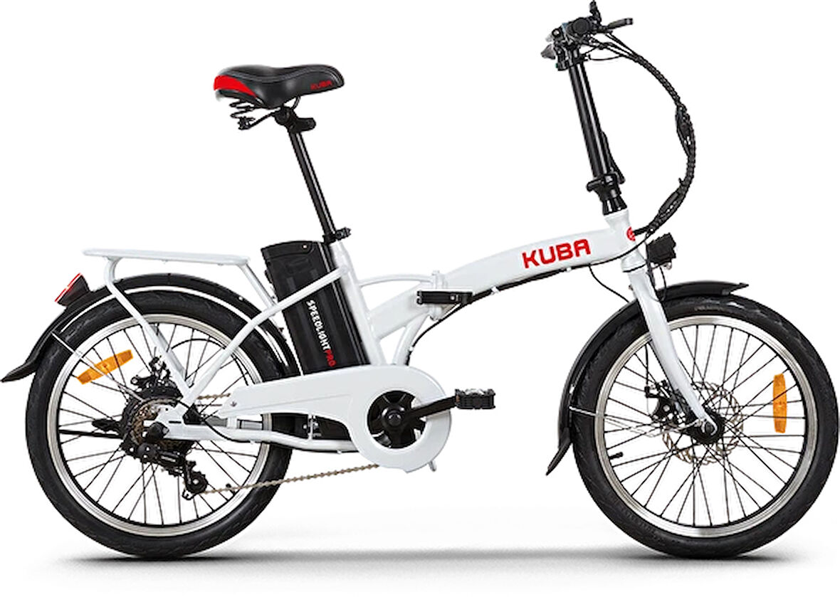 Kuba Speedlight Pro Elektrikli Katlanabilir Bisiklet Beyaz