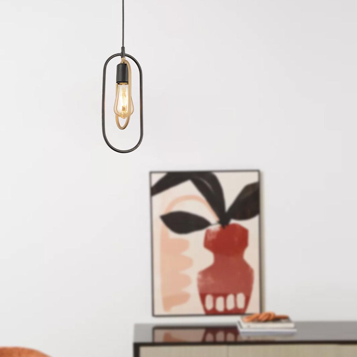 Lotus Tekli Eskitme Modern Sarkıt Retro Mutfak Salon Sarkıt Avize 