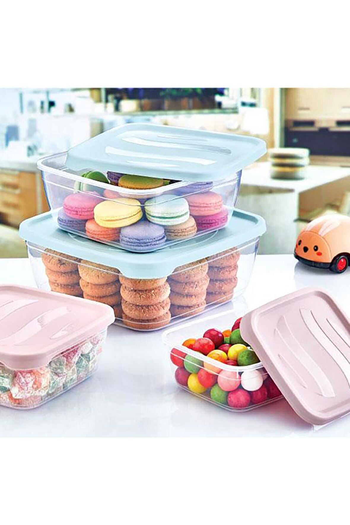 4 Lü Karizma Kare Set Saklama Kabı