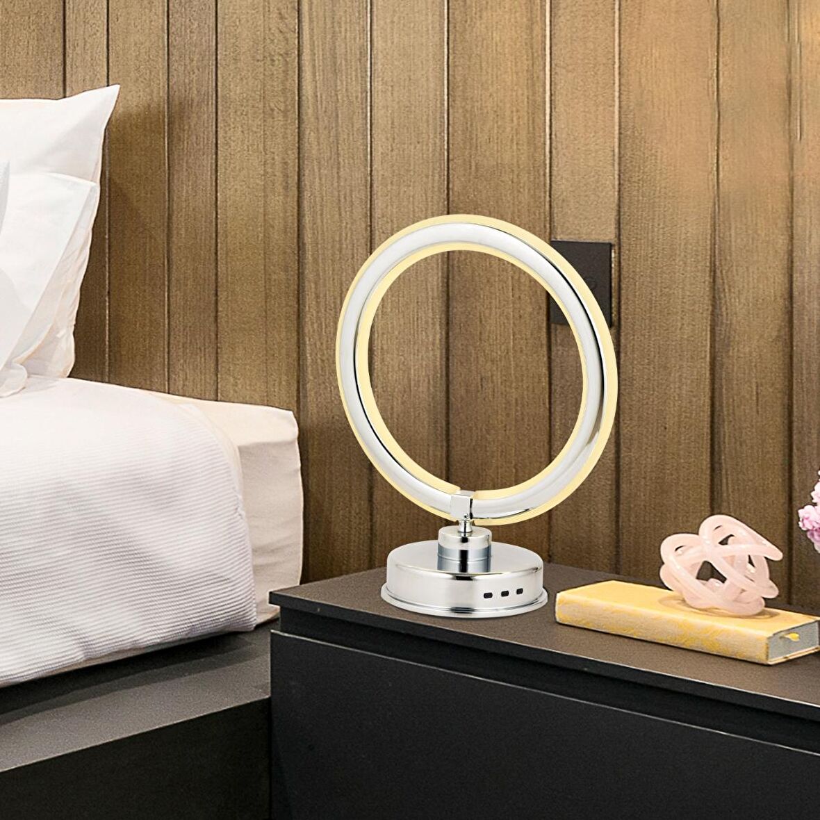Apliqa Braco Metal Modern Salon Duvar Krom Aplik 