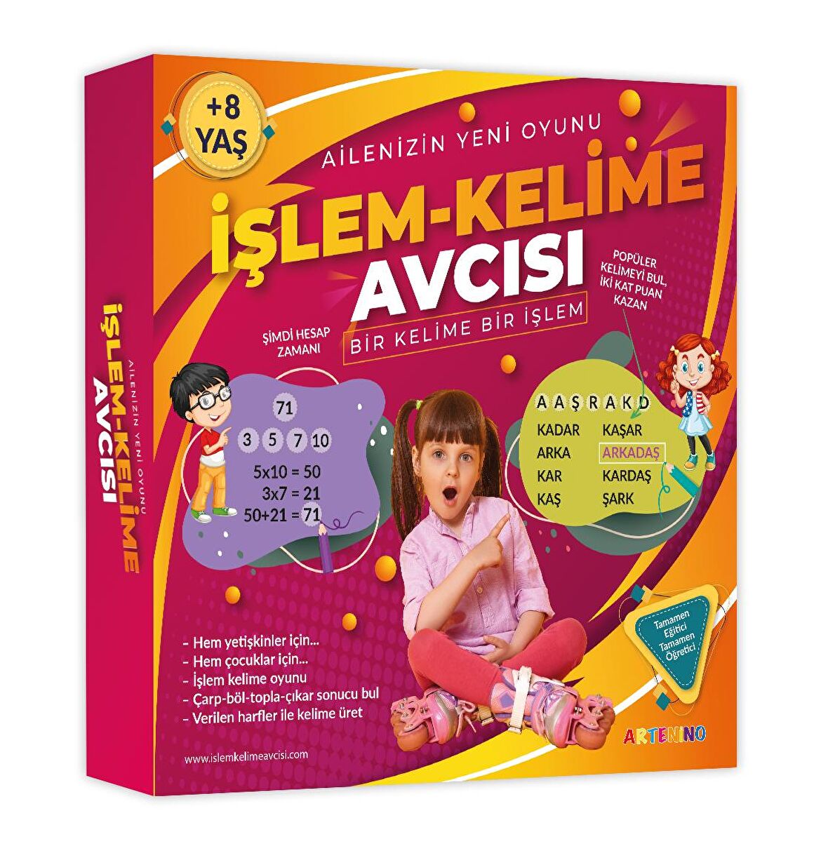 İşlem Kelime Avcısı Kutu Oyunu