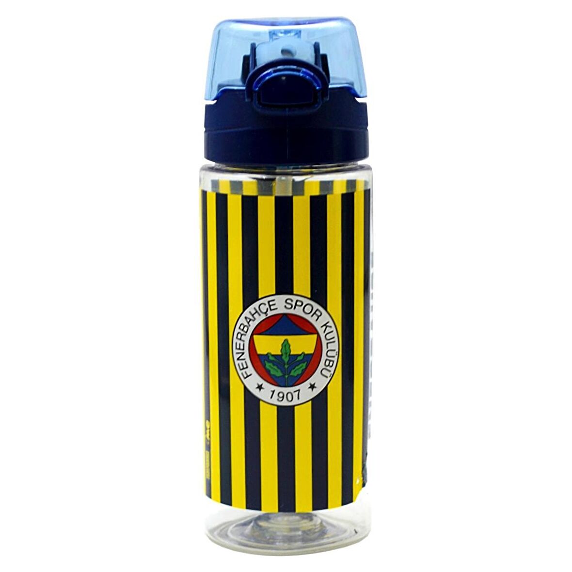 Fenerbahçe Çubuk Desenli Plastik Matara 500 ml Lacivert (24791)
