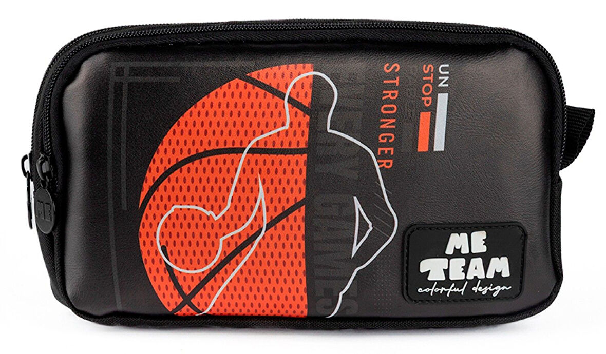 Me Team Basketbol Baskılı Erkek Çocuk İki Gözlü Kalemlik - 25180