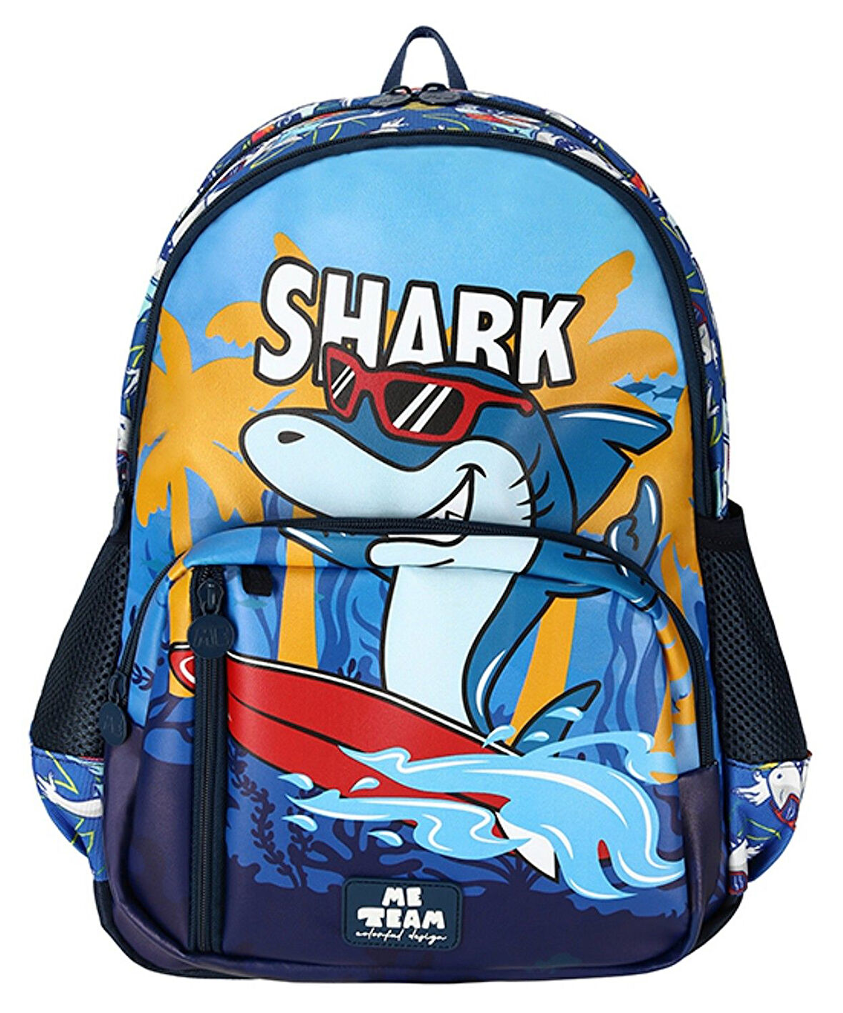 Me Team Dört Bölmeli Erkek Çocuk Okul Sırt Çantası - Shark/Köpek Balığı - 25185