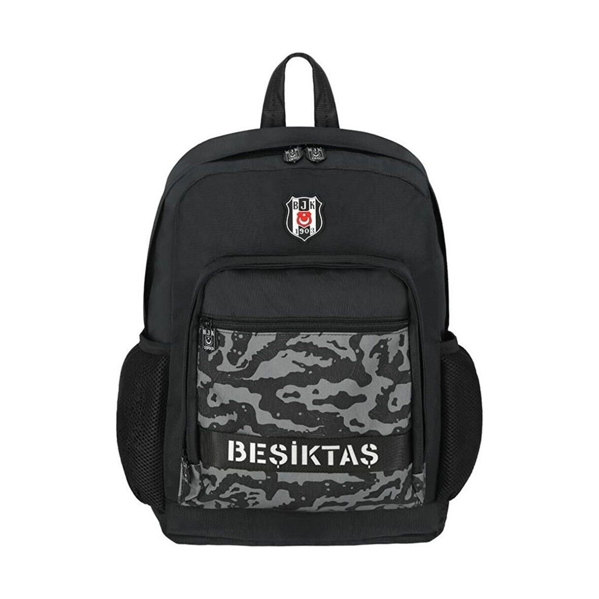 ME 25317 BEŞİKTAŞ KAMUFLAJ DESENLİ KOLON DETAYLI SIRT ÇANTASI