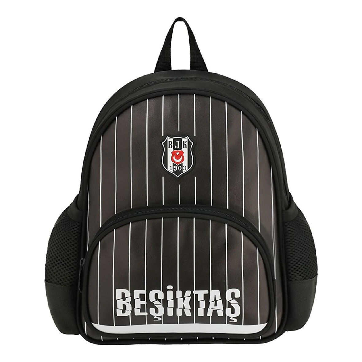 Beşiktaş 2 Bölmeli İnce Çubuklu Suni Deri Anaokulu Okul Sırt Çantası (25353)