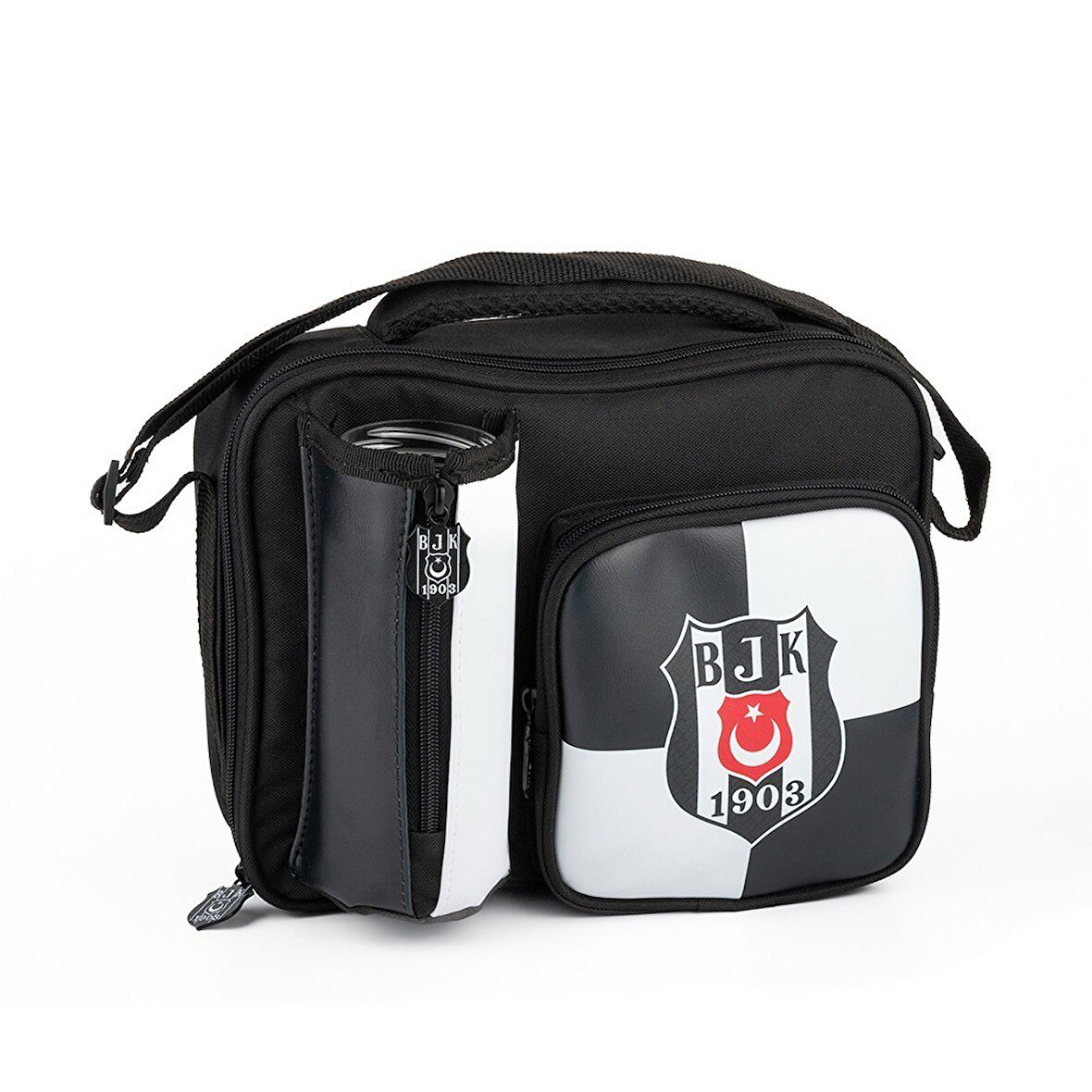 Me Beslenme Çantası Beşiktaş Bjk 1903 Logo Desenli Suni Deri 25362