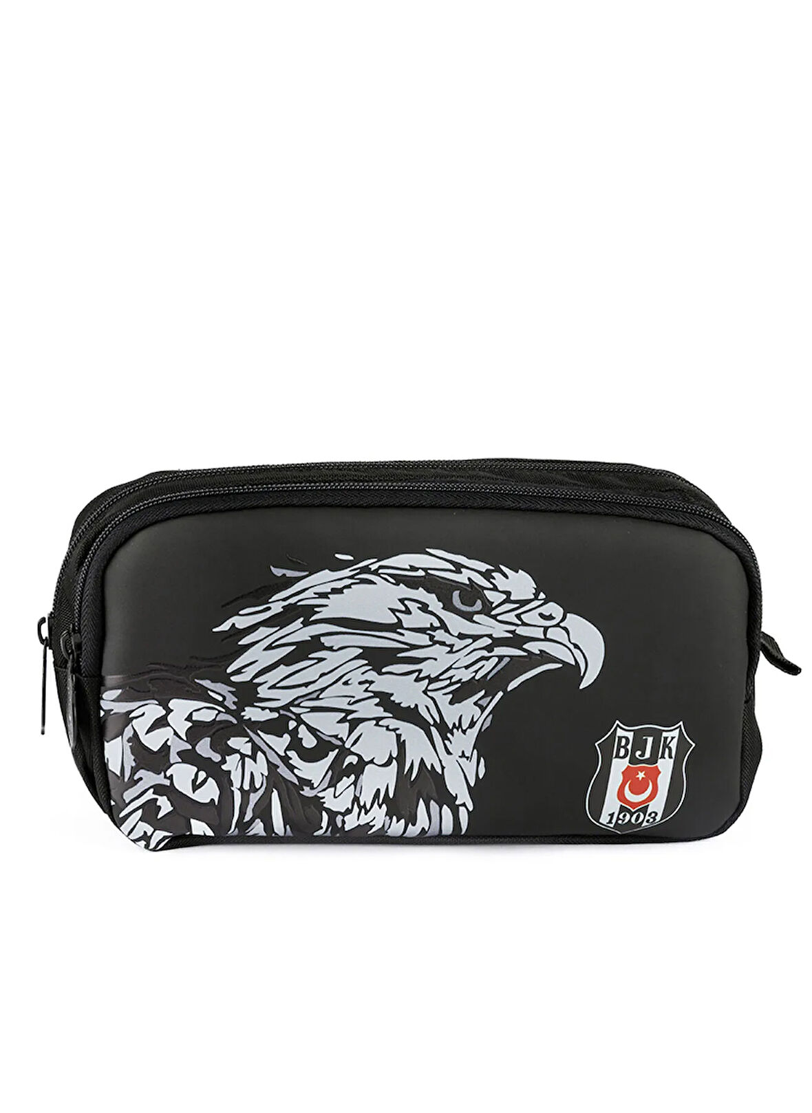 Beşiktaş Siyah Erkek Çocuk Kalem Çantası 25393-BEŞİKTAŞ KARTAL KALEM ÇANTASI