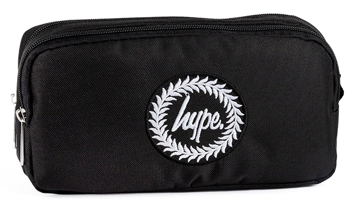 Hype Siyah Naıkşlı Kalem Çantası - İki Bölmeli