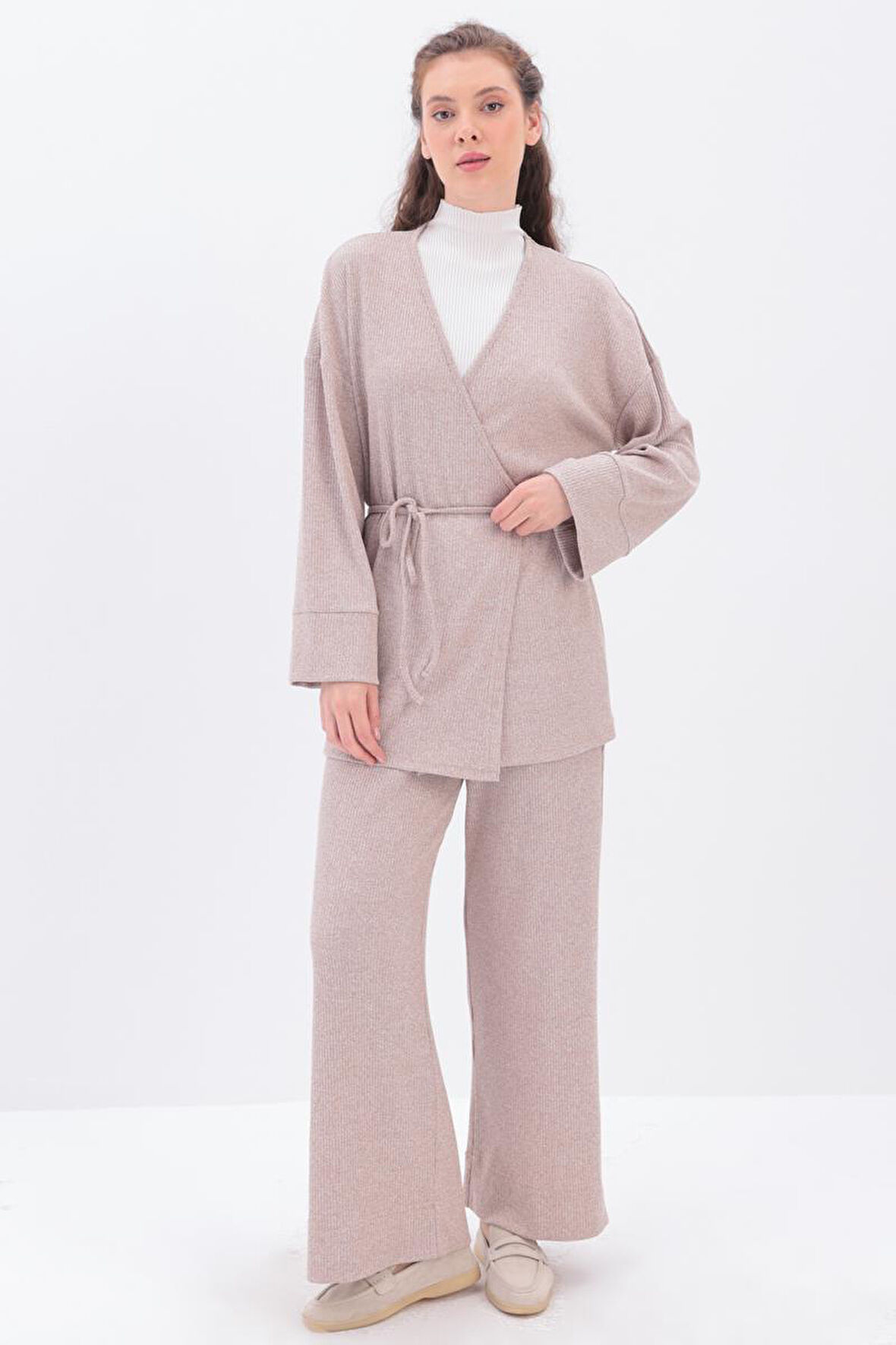 Vizon-Krovaze Pantalonlu Takım