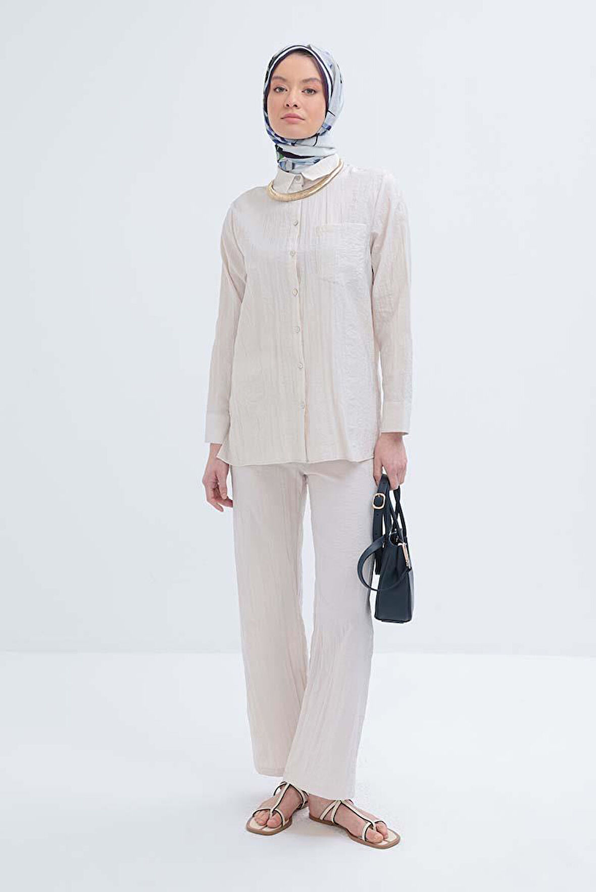 Allday Kraşlı Pantolonlu Kadın Takım S30090A0