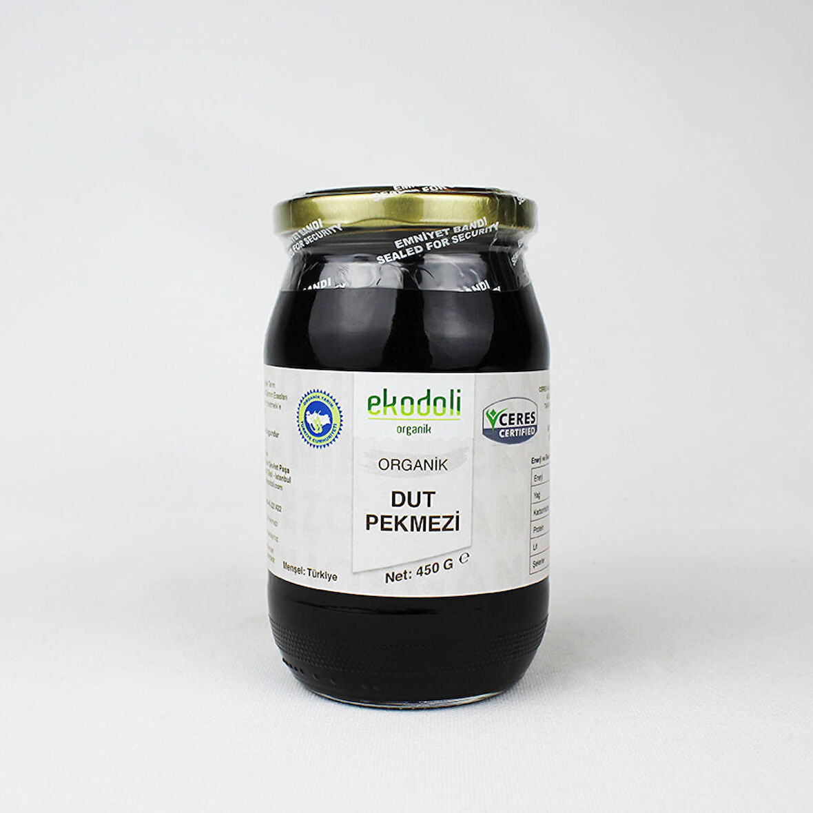 ORGANİK DUT PEKMEZİ 450 GR