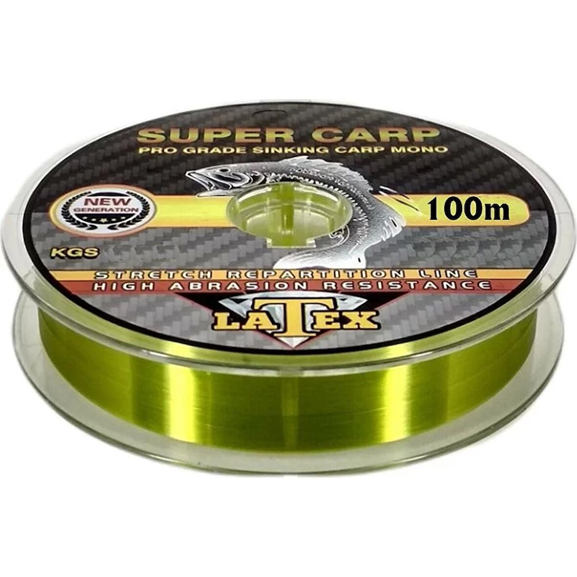 LATEX SUPER CARP MİSİNA 100mt. - 0.23MM