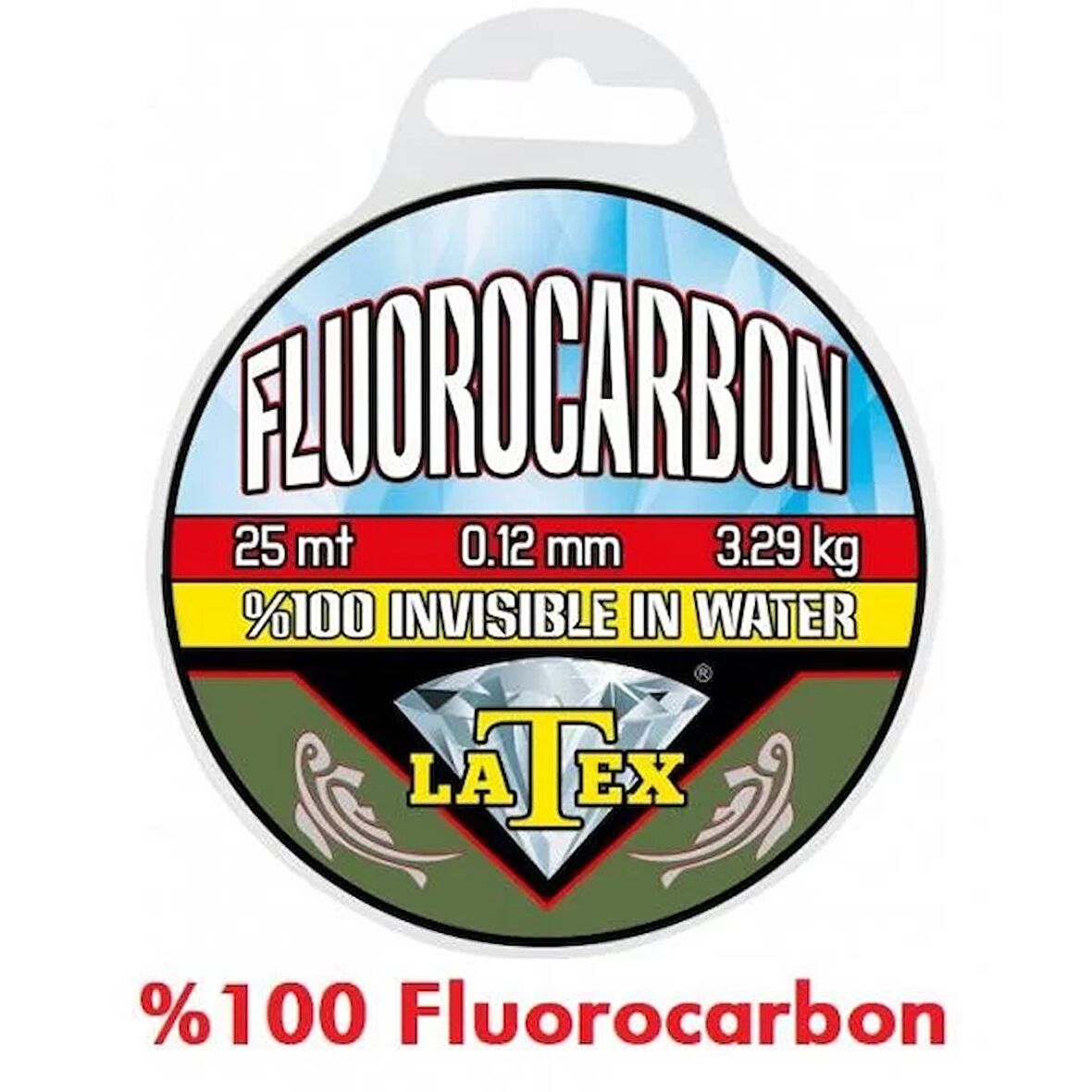 Latex 25 Mt. Fluorocarbon Misina  - 0.20MM