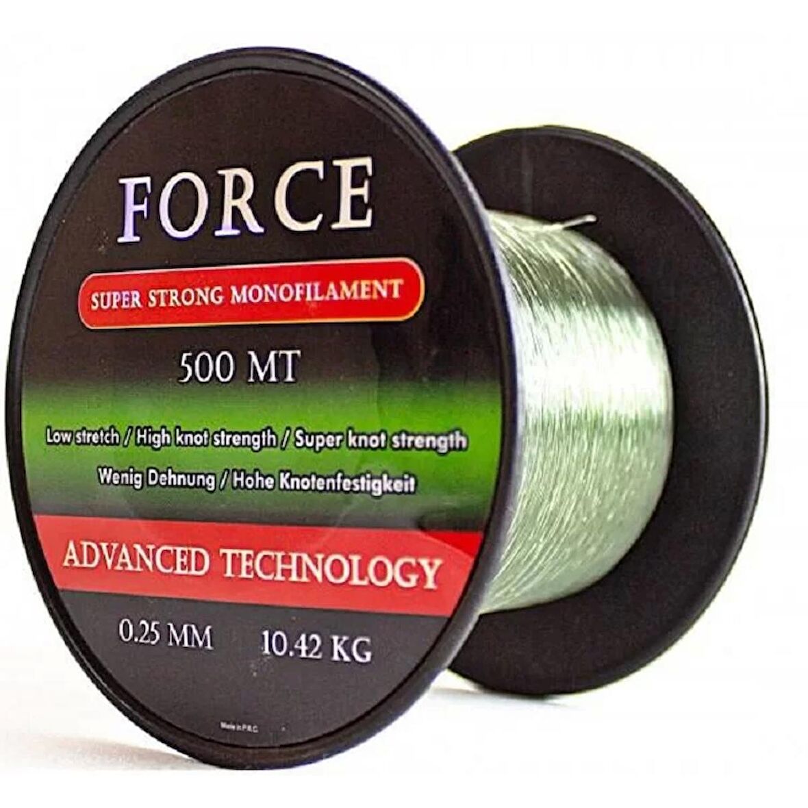 MİSİNA FORCE YEŞİL 500 MT. - 0.25MM