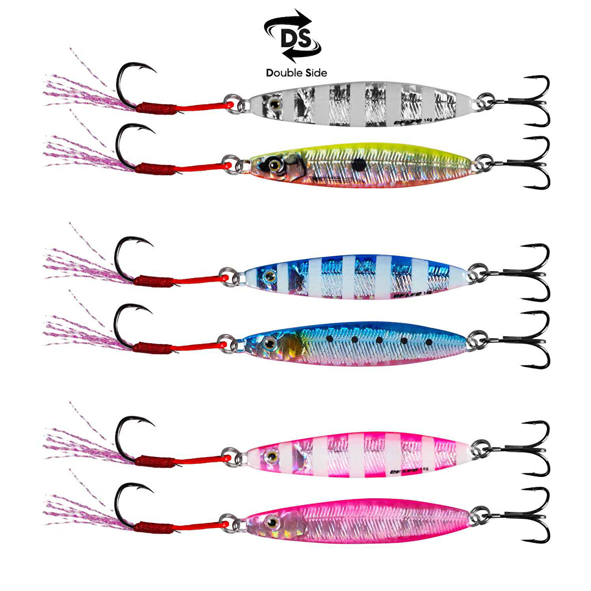 Effe HG1891 Lrf Mini Casting Trio Jigs Seti - 10 GR