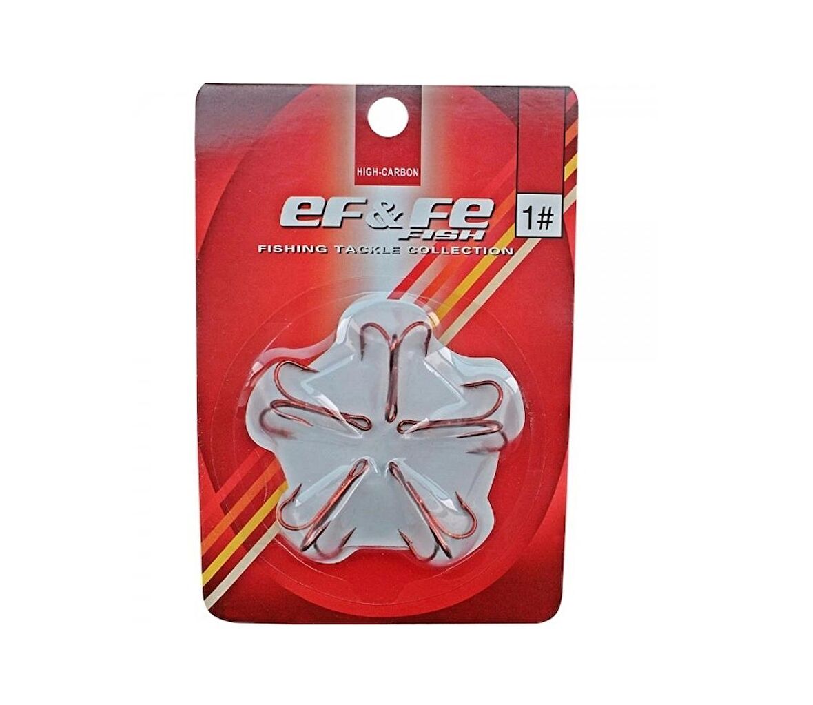 EFFE OLTA İĞNESİ 3215 ÜÇLÜ KIRMIZI İĞNE 5 li Paket - NO-2