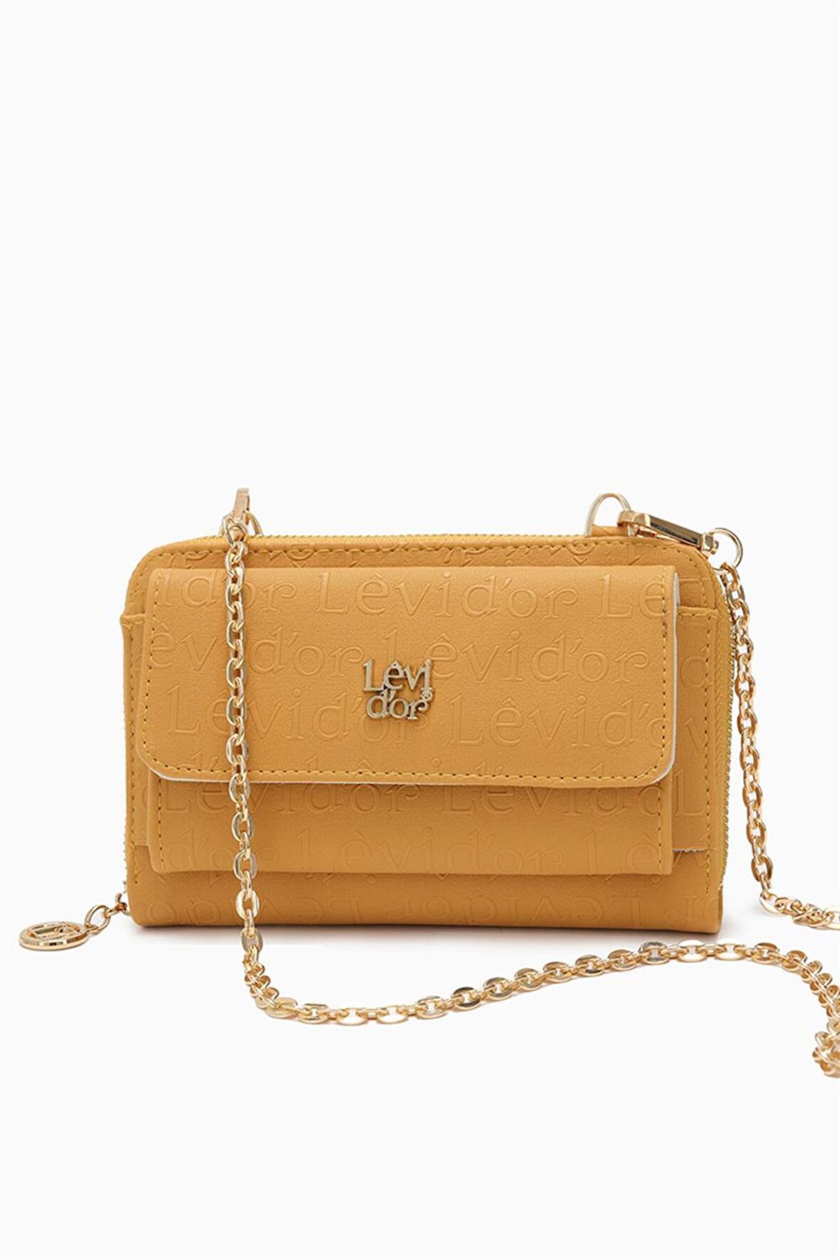 Levidor Hardal Monogram Baskılı Çok İşlevli Fermualrı Cüzdan