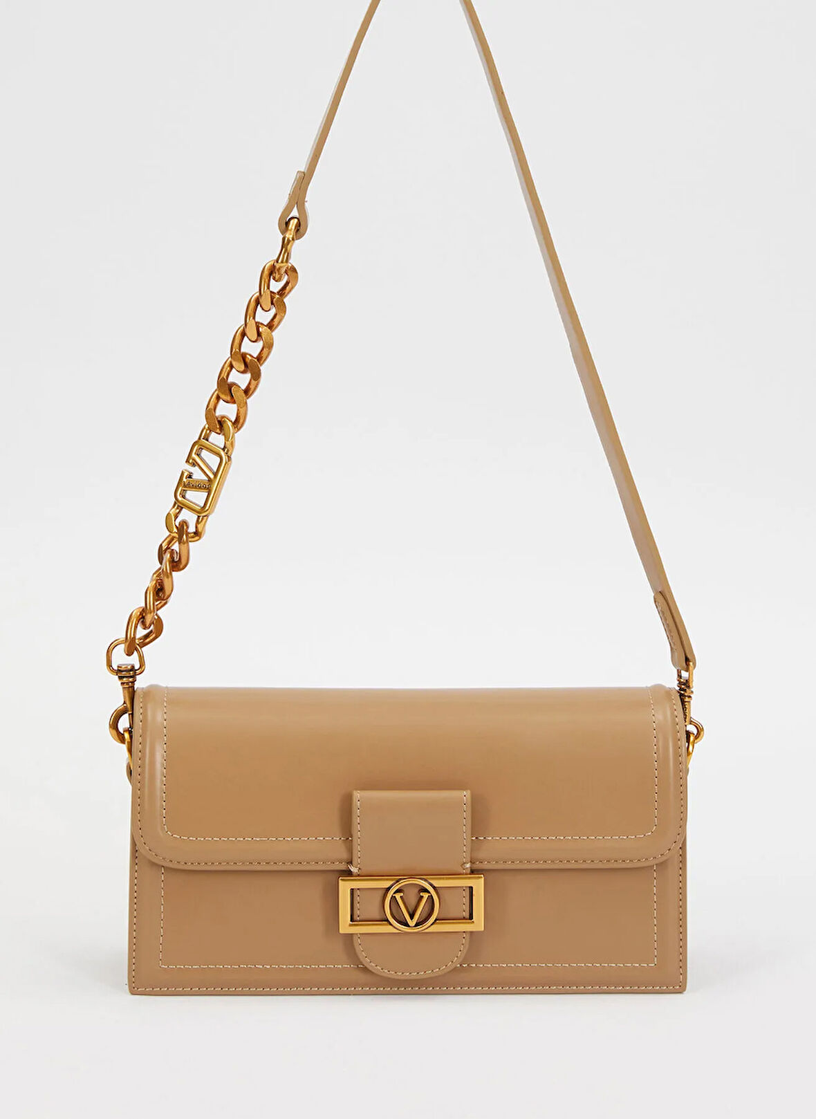 Deve Tüyü Kadın 24x8x14 cm Omuz Çantası 930239