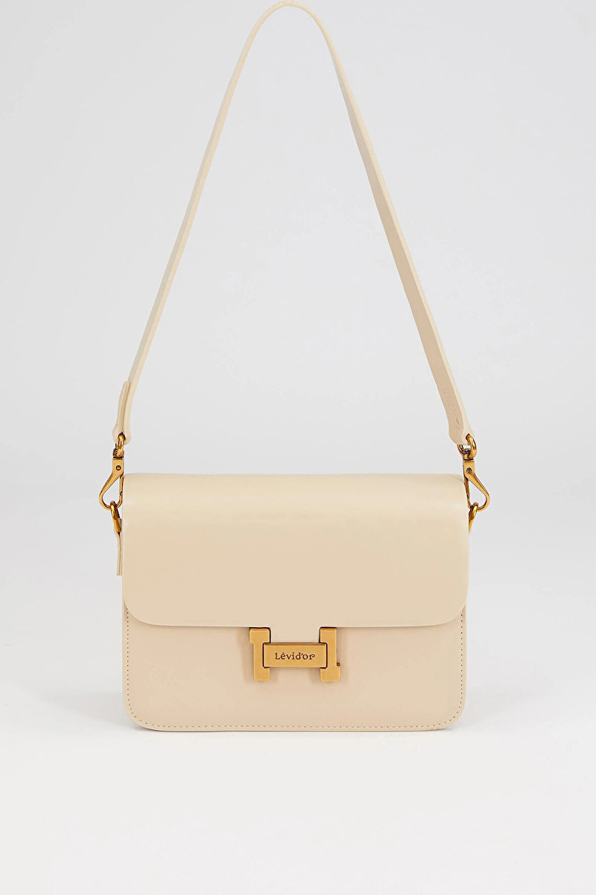 Krem Omuz Çantası