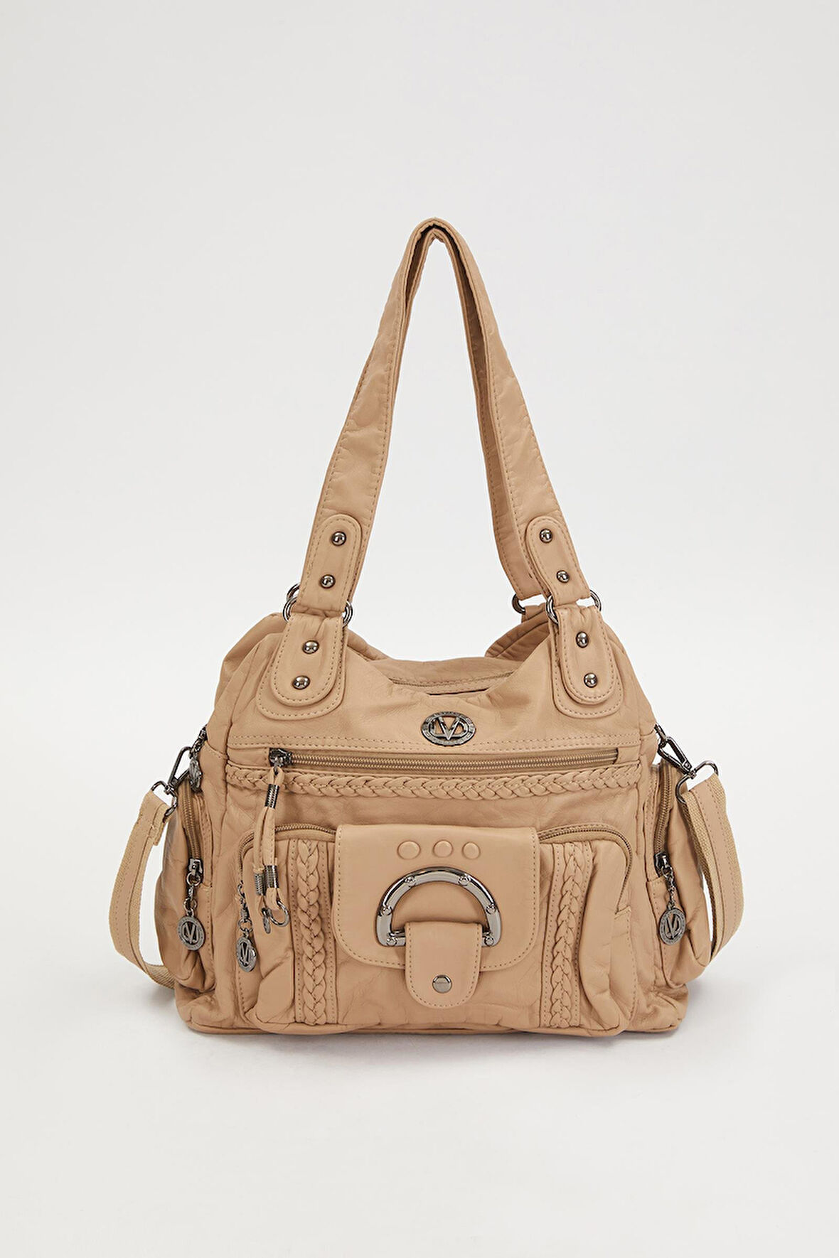 Vizon Örgü Detaylı Omuz Çantası 930272