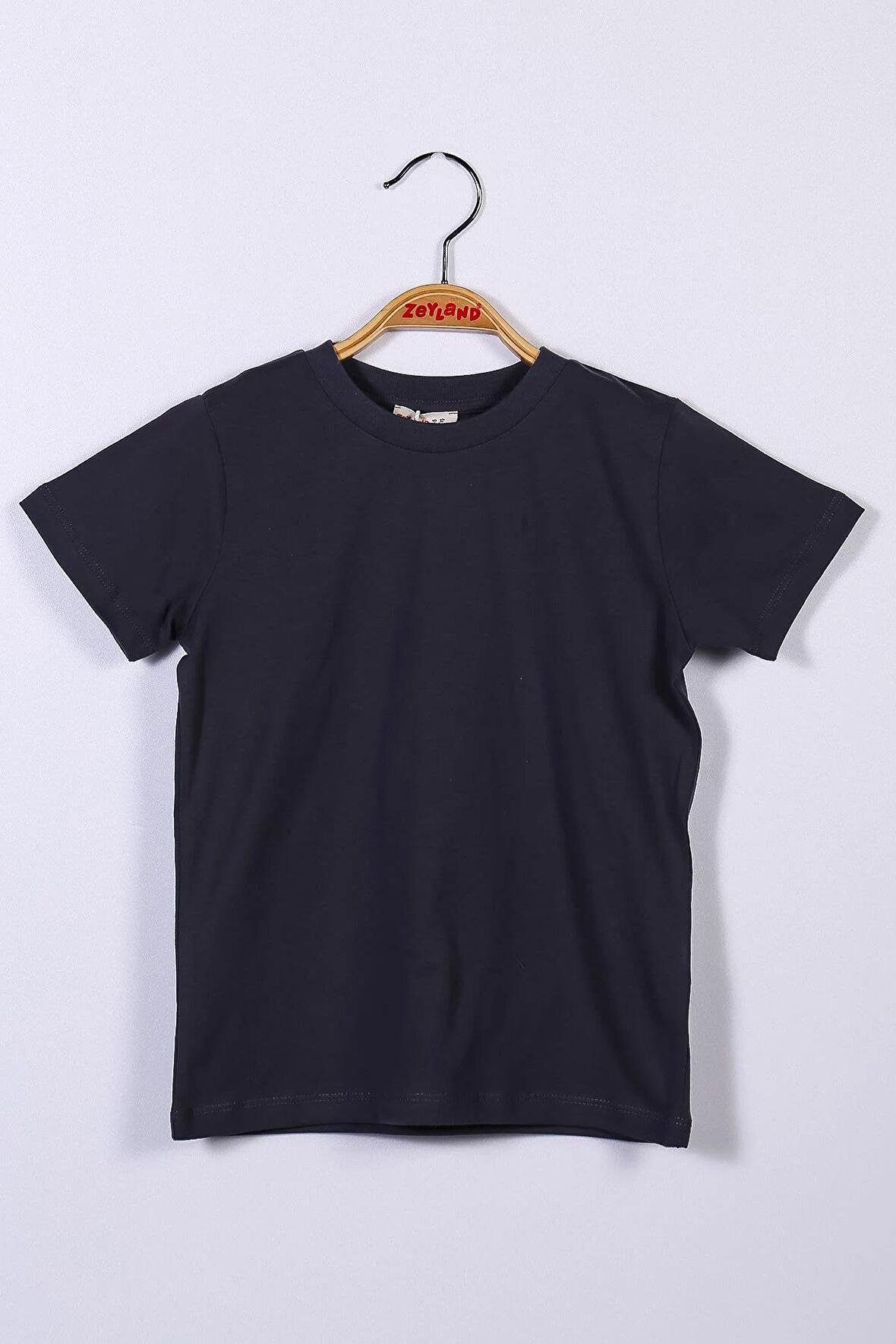 Antrasit Unisex Bebek Basic T-Shirt (9ay-4yaş)