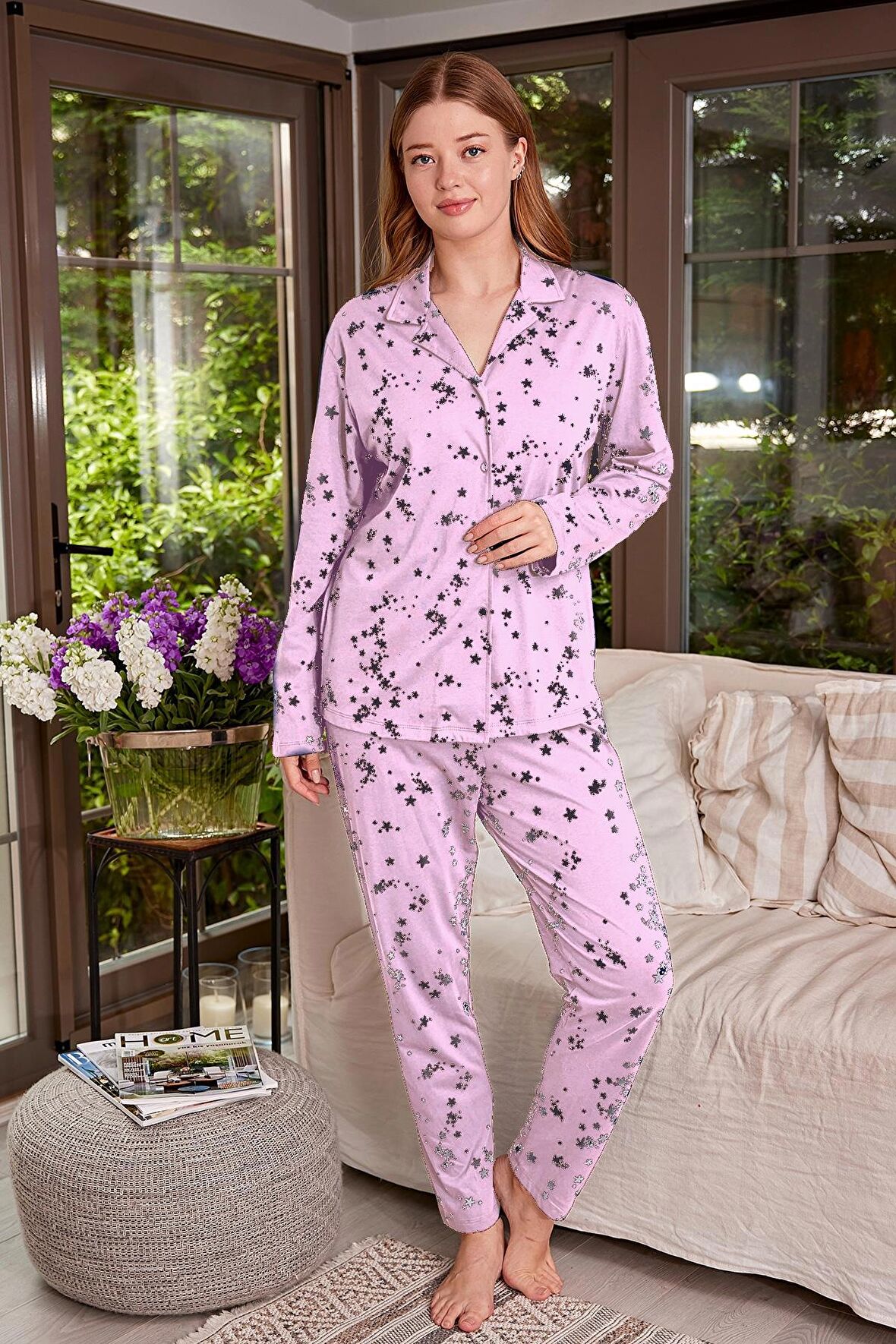 Pijama Takımı Pembe ZK24-118144