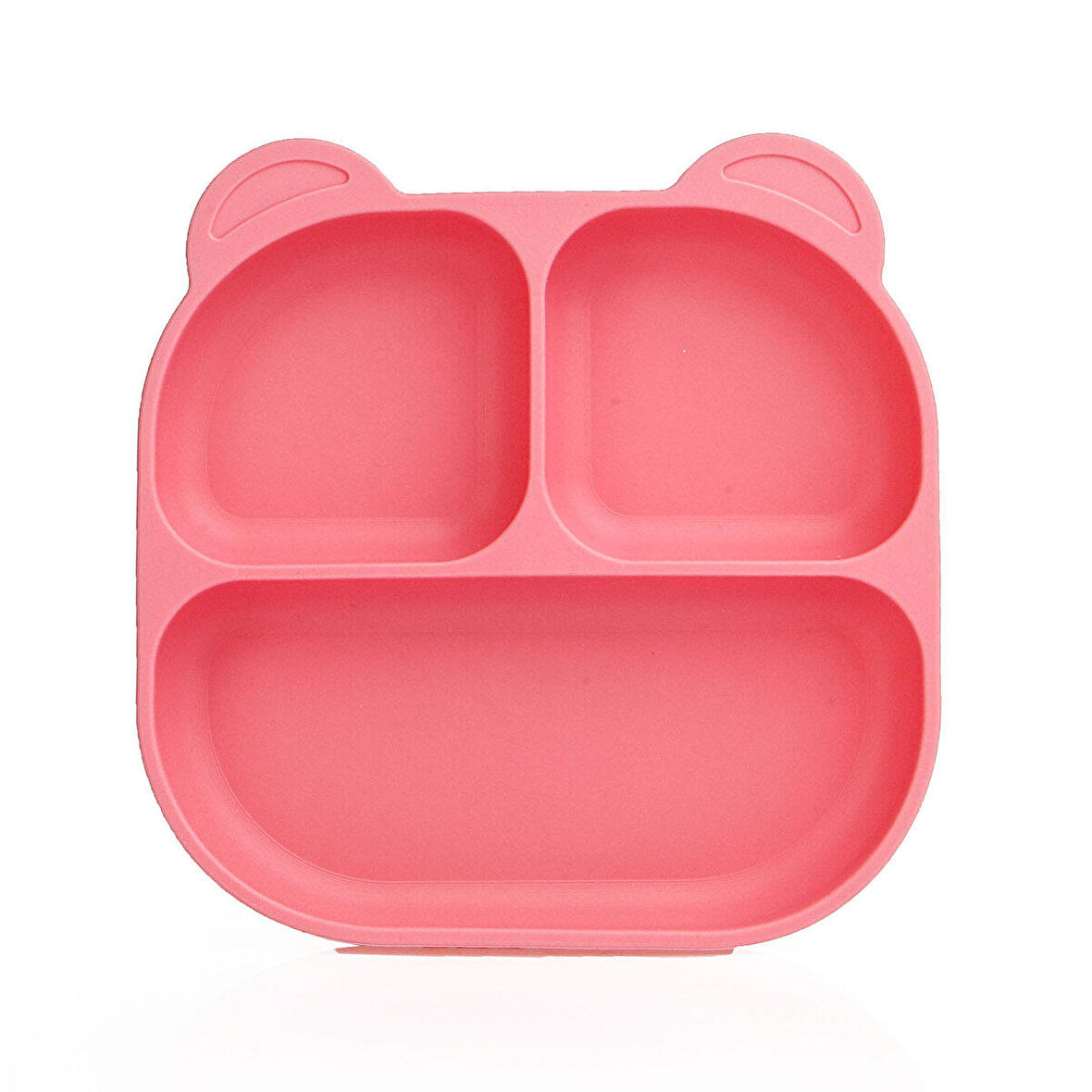 Pandish Mamma Vakum Tabanlı Silikon Tabak Pembe