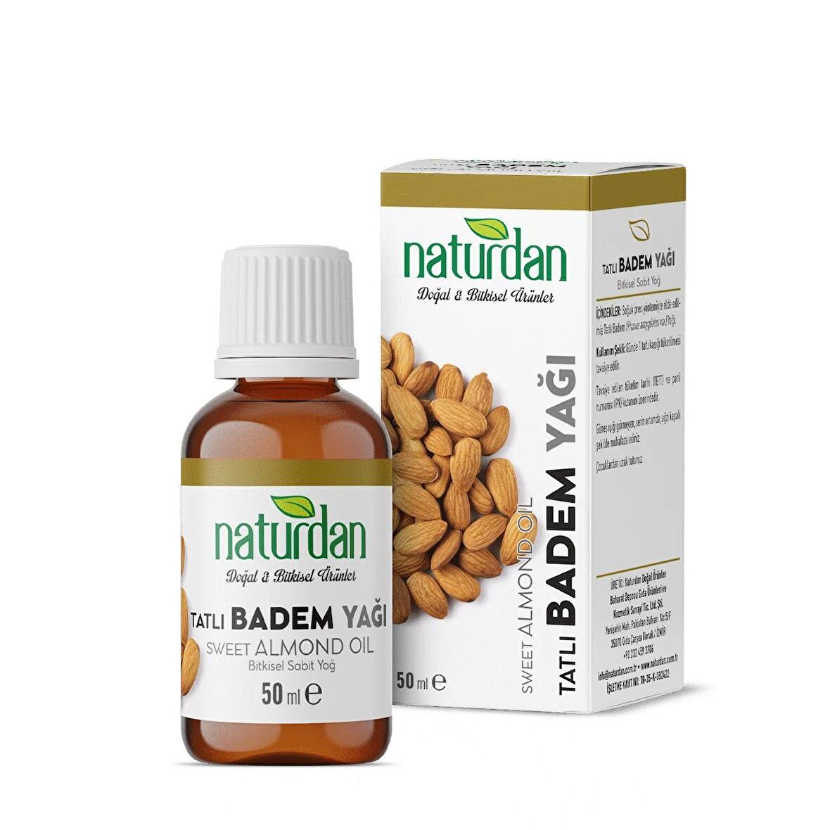 Naturdan Tatlı Badem Yağı 50 ml