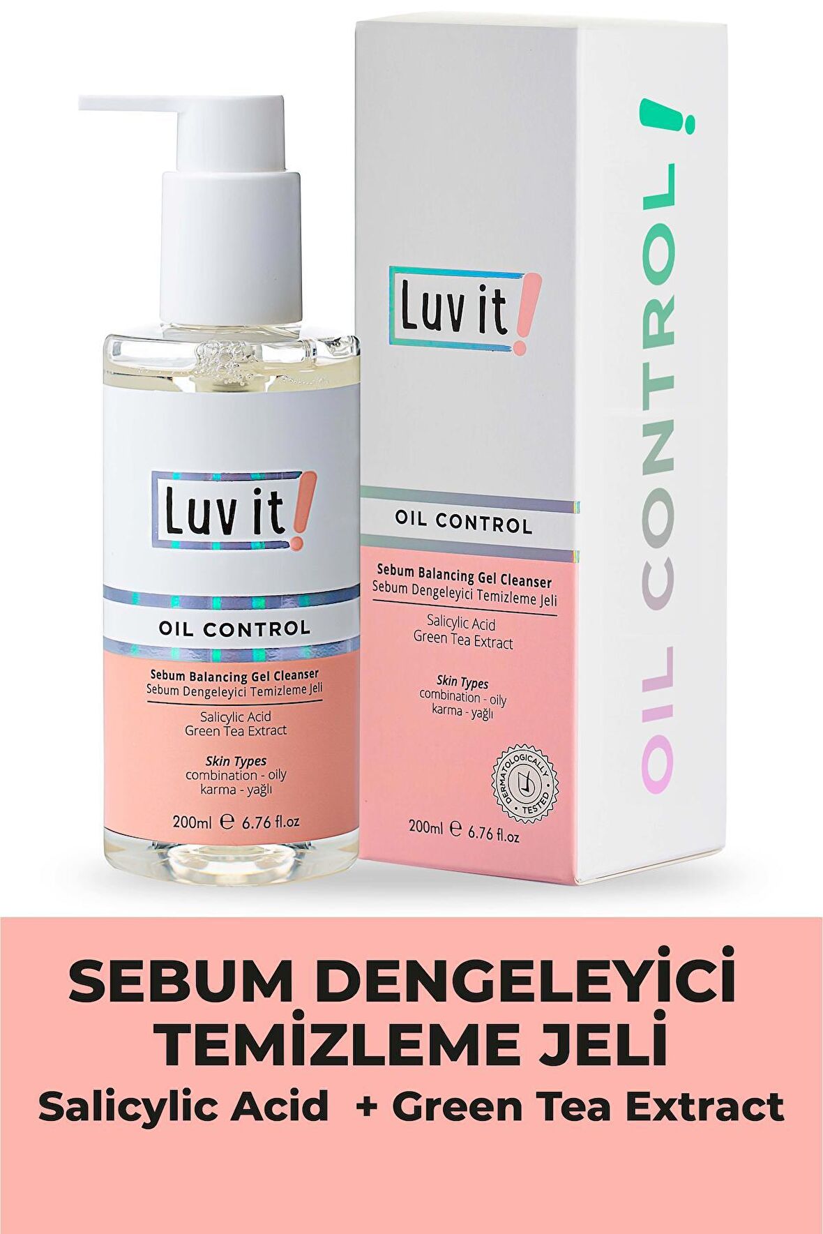 Sebum Dengeleyici Yüz Temizleme Jeli (Karma-Yağlı Ciltler) 200 ML