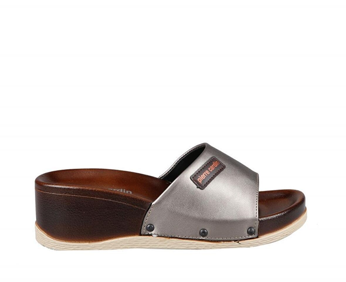 Pierre Cardin Pc-3212 Ortopedik Platin Kadın Terlik