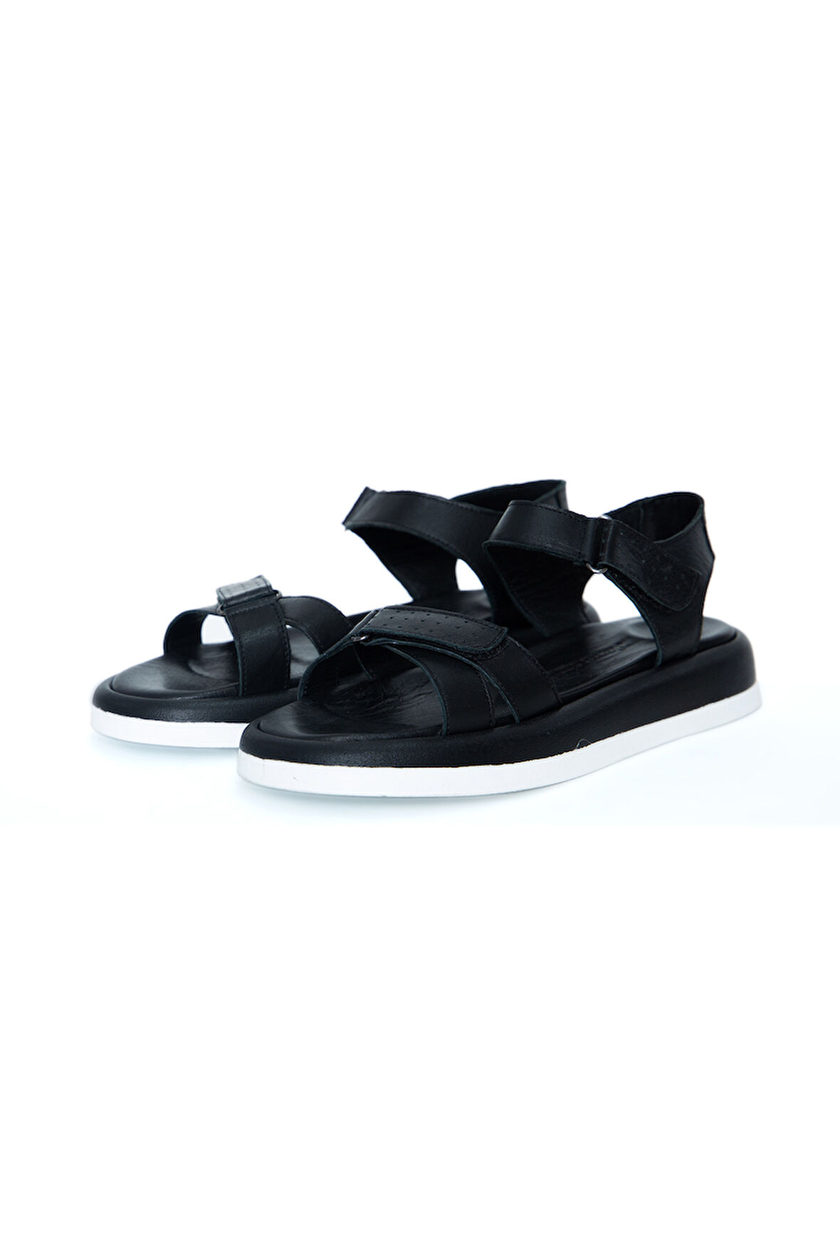 Kadın Ortopedik Sandalet PC-7100-Siyah | 39