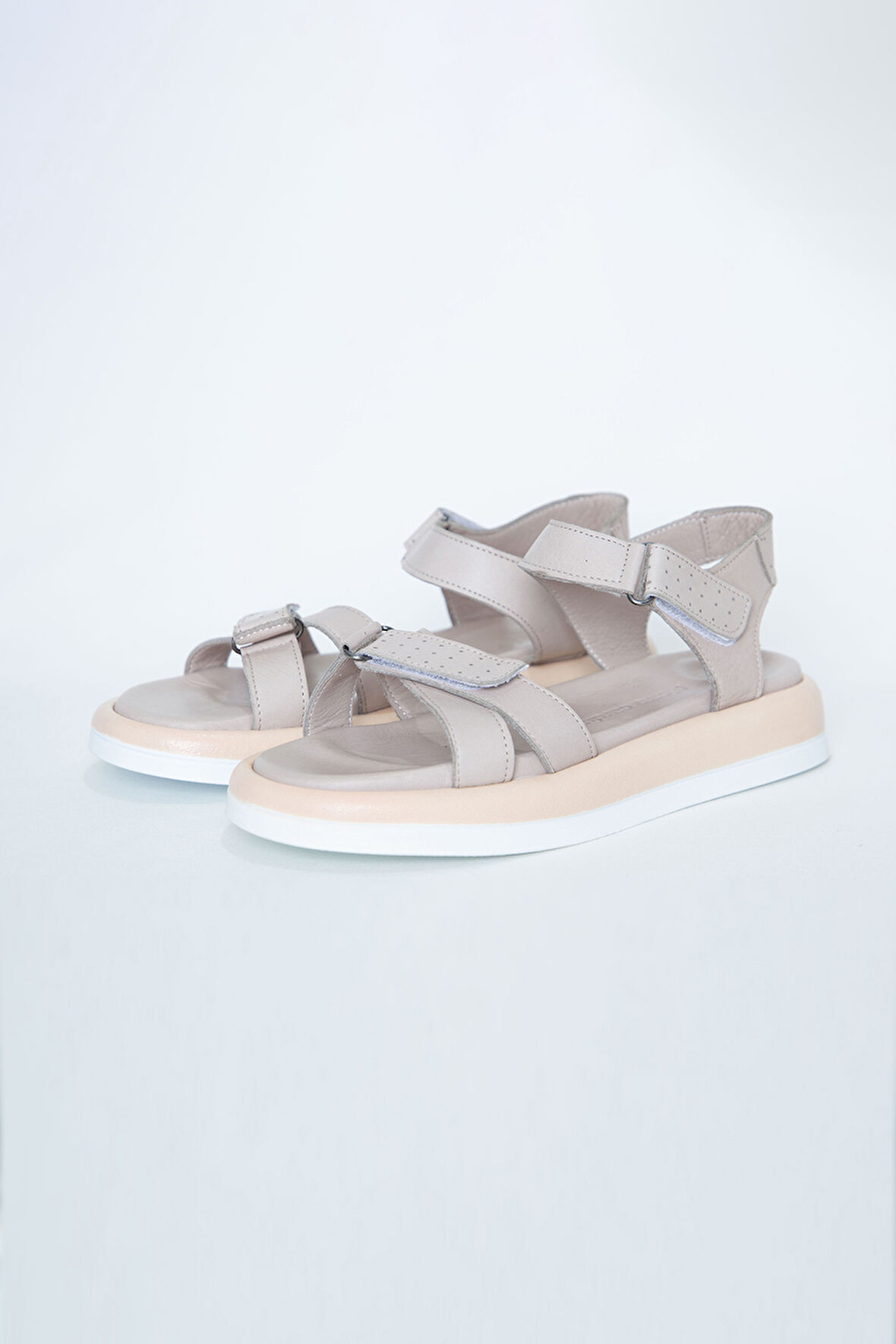 Kadın Ortopedik Sandalet PC-7100-Vizon | 39
