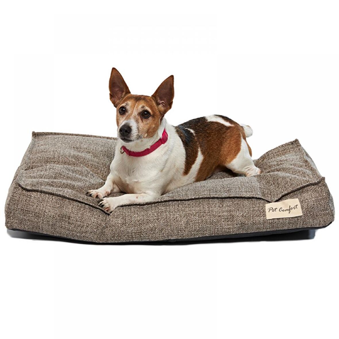 Pet Comfort Lima Varius 08 S Üstü Açık Kaymaz Taban Kahverengi Küçük Irk Köpek Yatağı